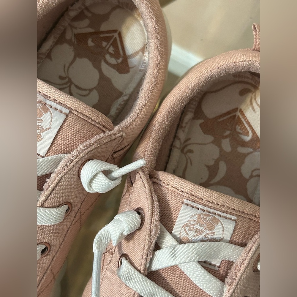 Roxy Blush Pink Chunky Platform Sneakers Size 10 - Picture 14 of 16